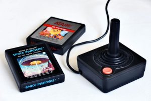 Atari joystick and games